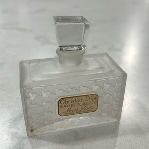 Vintage Christian Dior Miss Dior Eau De Toilette 2 OZ Empty Bottle New York